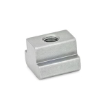 Moer voor T-sleuf, graad 8 DIN 508-5-M4-8 blanco