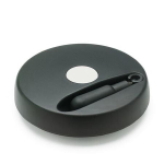 Disc handwheel with reversible handle GN 521.3-250-K20-R Elesa