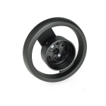 Speichenhandrad für Stellungsanzeiger GN 522.8-250-K20-A Elesa, PP schwarz