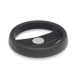 Handwiel met 2 spaken zonder draaigreep GN 522-250-K20-A Elesa, boring met groef, PP SW