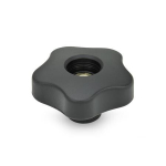 Stergreep Doorvoer met schroefdraad GN 5337.2-32-M6-D Elesa 69848