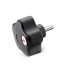 Star knob, safety, lockable GN Elesa
