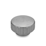 Knurled nut GN 536-20-M5-MT stainless steel