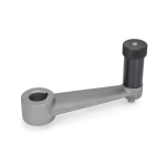 Gearshift crank GN 558-75-K16 GGG, bore with groove