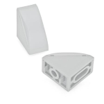 Befestigungswinkel mit Abdeckkappe GN 561-25-8-40-40-C-2