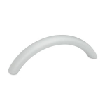 Bogengriff GN 565.4-20-160-A-SR silber struktur-beschichtet