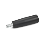 Zylindergriff drehbar GN 598-KT-21-M8 PP schwarz