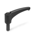 Clamping lever with screw, adjustable GN 602-78-M10-25-SW Elesa 240355-C9