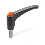 Clamping lever, adjustable GN 603.1-63-M8-40-DOR Stainless steel interior, Elesa
