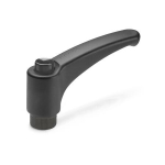 Klemmhebel mit Ausrastknopf, schwarzgrau GN 603-30-M3-DSG Elesa