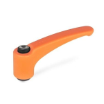 Clamping lever, orange GN 604-95-M12-OR Elesa