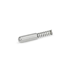 Spring sleeve with hemisphere GN 610-2,2-16-H