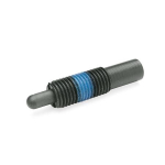 Spring-loaded thrust piece GN 611-M10-8-L normal spring pressure