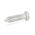 Locking bolt with knob GN 613-5-AN-NI stainless steel