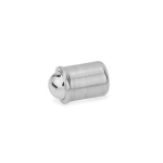 Spring-loaded press-fit thrust piece GN 614-10-NI Sleeve ball stainless steel