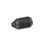 Druckstück federnd mit Bolzen GN 615.1-M4-B Federdruck normal
