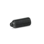 Thrust piece, spring-loaded GN 615.4-M4-B Bolt & hexagon socket