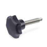 Star knob screw GN Stainless steel