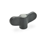 Flügelmutter Edelstahl Sackloch GN 634.1-70-M10-E-DGR Elesa 224411-C3