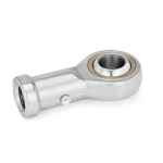 Rod end can be relubricated GN 648.5-5-M5L-NH Stainless steel, IG li 100Cr6/bronze