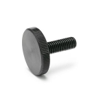 Knurled screw flat DIN 653-M3-6 Burnished steel 5.8