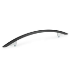 Bogengriff GN 665-26-350-SW Alu schwarz RAL 9005