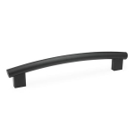 Pipe bend handle GN 666.4-30-M6-400-SW Aluminium black RAL 9005