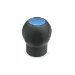Ball handle, blue cover cap GN 675.1-43-M8-DBL Softline, Elesa