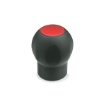 Ball handle, cover cap red GN 675.1-50-M12-DRT Softline, Elesa