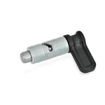 Curved cutter bar without K-nut GN 712-10-M16X1,5-R with detent lock