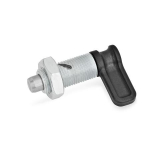 Curved cutter bar with K-nut GN 712-8-M16X1,5-AK Without detent lock