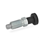 Rastbolzen mit Knopf GN 717-3-M6-B-ST ohne Kontermutter