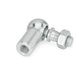 Angle joint with threaded pin DIN 71802-10-M6-C without safety bracket
