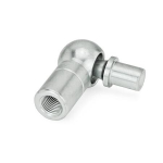Angled joint with rivet pin DIN 71802-16-M12L-6-B without safety bracket