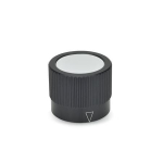 Draaiknop met markeringspijl GN 726.1-22-B5-A-1 met drukschroef