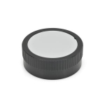 Zustellrad mit Skalieransatz GN 736.1-52-B10-A Alu eloxiert SW, ohne Griff