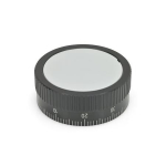 Feed wheel with standard scale GN 736.1-62-Z10-A-S Anodised aluminium SW, without handle