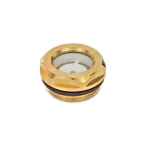 Oliekijkglas met reflector GN 743.3-11-G3/8-A Meten, ESG glas, FPM, 200°C