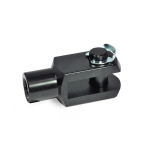 Fork joint with pin & shaft lock GN 751-4-8-M4-KL-AL Aluminium