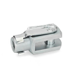 Fork joint GN 751-8-32-M8-B with snap spring bolt