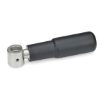 Swivel handle GN 798.5-KT-16 Stainless steel, handle PA black