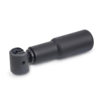 Star grip screw Safety version GN 798.7-KT-22 Steel, handle PA black
