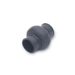 Protective cover for universal joints GN 808.1-16-E single, CR black