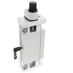 Adjustment slide with rotary knob GN 900-120-185-25-DR-2 Position indicator