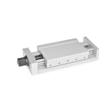 Adjustment slide with rotary knob GN 900-120-235-75-D-1 Clamping lever