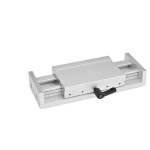 Adjustable slide without spindle GN 900-80-195-75-S-2 Clamping lever