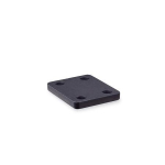 Basisplaten voor knevelhefboommodules GN 810.19-850 Staal
