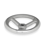 Handwheel without handle DIN 950-AL-400-V24-A Aluminium, square