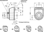 Stellungsanzeiger grau GN 953-0002.5-AR-R-GR Elesa CE.82697