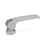 Exzenterspanner GN 927.7-63-M6-A Edelstahl, Auflagescheibe verstellbar